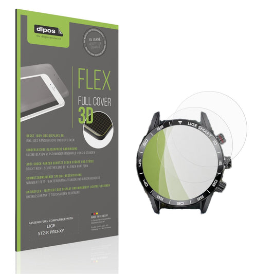 Matte Displayschutzfolie von dipos passend für LIGE ST2-R PRO-XY, 100% Displayabdeckung und blasenfreie Montage
