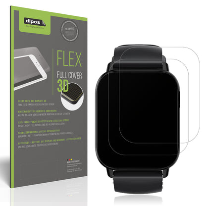 Matte Displayschutzfolie von dipos passend für LLKBOHA P72 1.85 Zoll, 100% Displayabdeckung und blasenfreie Montage