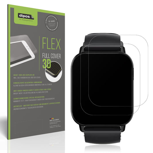 Matte Displayschutzfolie von dipos passend für LLKBOHA P72 1.85 Zoll, 100% Displayabdeckung und blasenfreie Montage