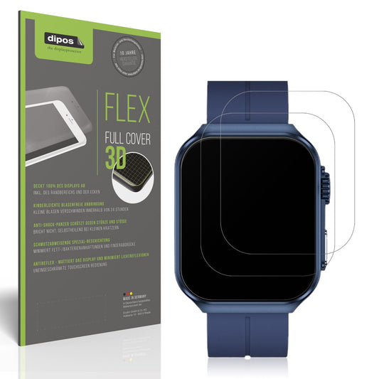 Matte Displayschutzfolie von dipos passend für Marsyu 1.56 Zoll, 100% Displayabdeckung und blasenfreie Montage