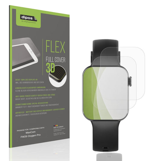 Matte Displayschutzfolie von dipos passend für MaxCom FW26 Oxygen Pro, 100% Displayabdeckung und blasenfreie Montage