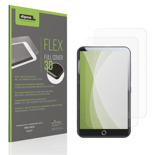 Matte Displayschutzfolie von dipos passend für MECHEN H10-F, 100% Displayabdeckung und blasenfreie Montage