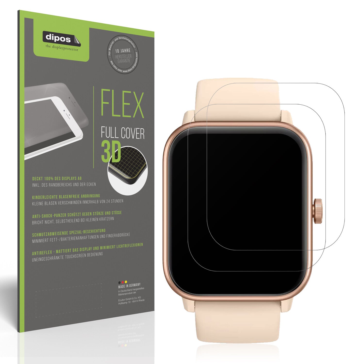 Matte Displayschutzfolie von dipos passend für Noise Colorfit Pro 4 Max, 100% Displayabdeckung und blasenfreie Montage