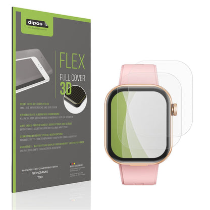 Matte Displayschutzfolie von dipos passend für NONGAMX T99, 100% Displayabdeckung und blasenfreie Montage