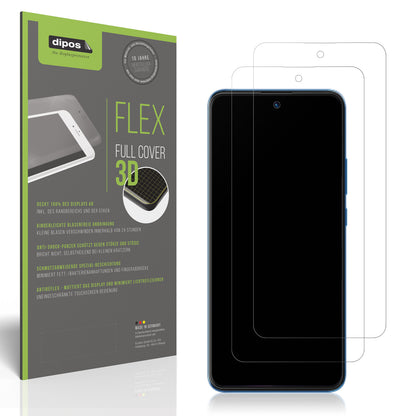 Matte Displayschutzfolie von dipos passend für Omix X400, 100% Displayabdeckung und blasenfreie Montage