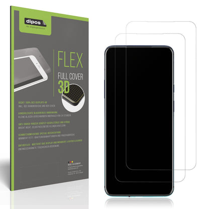 Matte Displayschutzfolie von dipos passend für OnePlus 7T Pro, 100% Displayabdeckung und blasenfreie Montage