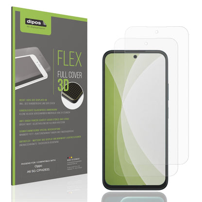 Matte Displayschutzfolie von dipos passend für Oppo A6 5G CPH2831, 100% Displayabdeckung und blasenfreie Montage