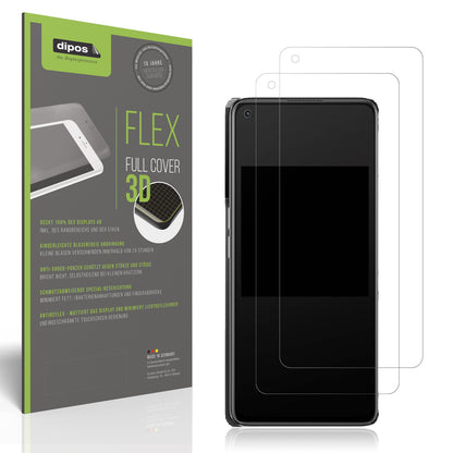 Matte Displayschutzfolie von dipos passend für Oppo K10 Pro 5G, 100% Displayabdeckung und blasenfreie Montage