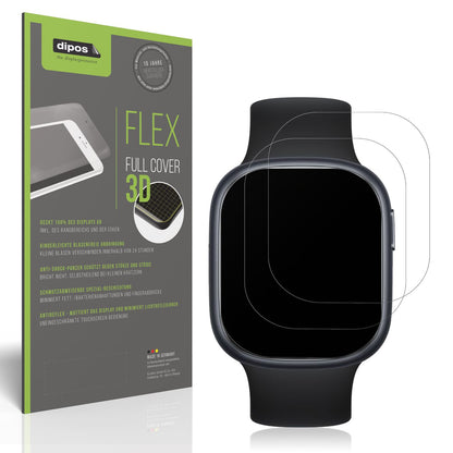 Matte Displayschutzfolie von dipos passend für Rollme S1 Smartwatch, 100% Displayabdeckung und blasenfreie Montage