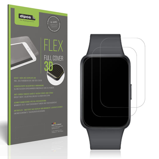Matte Displayschutzfolie von dipos passend für Samsung Galaxy Fit 3, 100% Displayabdeckung und blasenfreie Montage