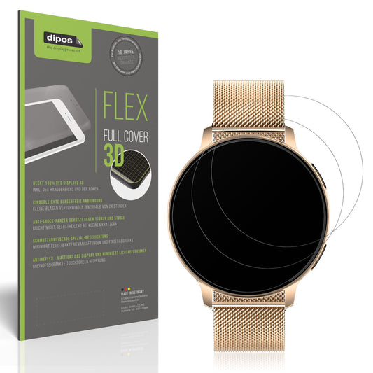 Matte Displayschutzfolie von dipos passend für Sloksfil 1.39 Zoll Smartwatch, 100% Displayabdeckung und blasenfreie Montage