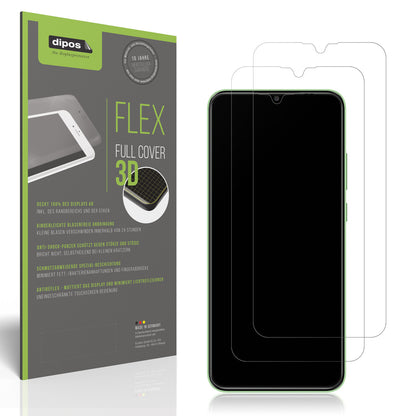 Matte Displayschutzfolie von dipos passend für Symphony Z55, 100% Displayabdeckung und blasenfreie Montage