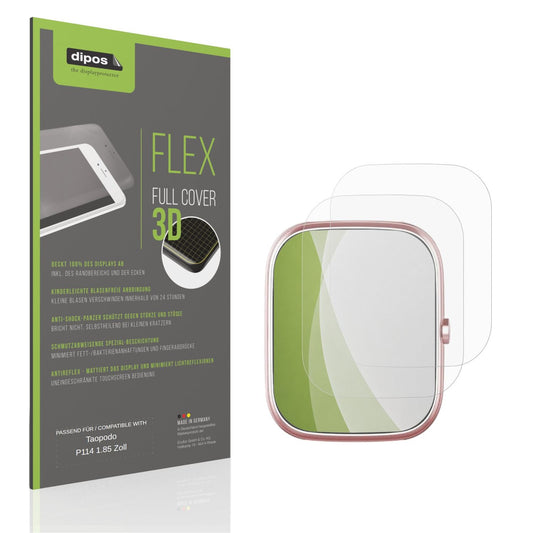 Matte Displayschutzfolie von dipos passend für Taopodo P114 1.85 Zoll, 100% Displayabdeckung und blasenfreie Montage