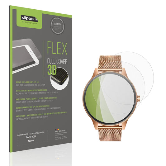 Matte Displayschutzfolie von dipos passend für TAOPON Nero, 100% Displayabdeckung und blasenfreie Montage