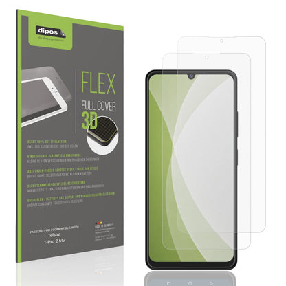 Matte Displayschutzfolie von dipos passend für Telstra T-Pro 2 5G, 100% Displayabdeckung und blasenfreie Montage