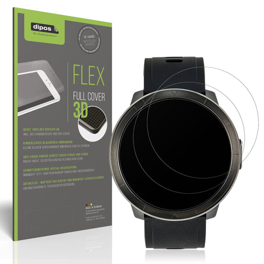 Matte Displayschutzfolie von dipos passend für Watchmark Kardiowatch WM18 Plus, 100% Displayabdeckung und blasenfreie Montage