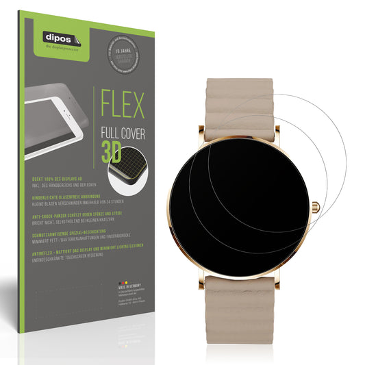 Matte Displayschutzfolie von dipos passend für XCOAST SIONA2, 100% Displayabdeckung und blasenfreie Montage