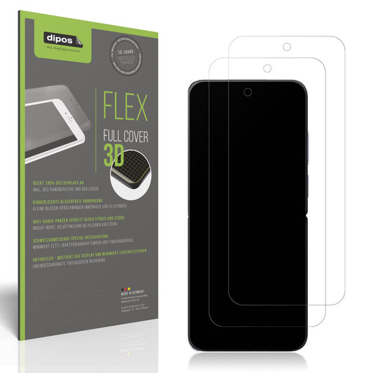 Matte Displayschutzfolie von dipos passend für Xiaomi Mi Mix Flip (Innenseite), 100% Displayabdeckung und blasenfreie Montage