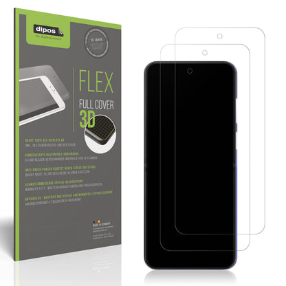 Matte Displayschutzfolie von dipos passend für Xiaomi Mix Flip 2, 100% Displayabdeckung und blasenfreie Montage