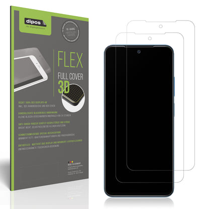 Matte Displayschutzfolie von dipos passend für Xiaomi Redmi Note 11 4G, 100% Displayabdeckung und blasenfreie Montage