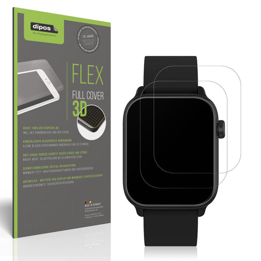 Matte Displayschutzfolie von dipos passend für Xplora Xmove, 100% Displayabdeckung und blasenfreie Montage