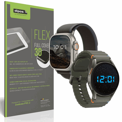 Matte Displayschutzfolie von dipos passend für Zoskvee P95 2, 100% Displayabdeckung und blasenfreie Montage