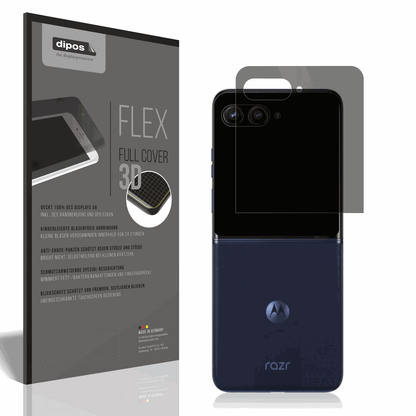 Full Cover Privacy Blickschutzfolie für Motorola razr50 Ultra Aussenseite