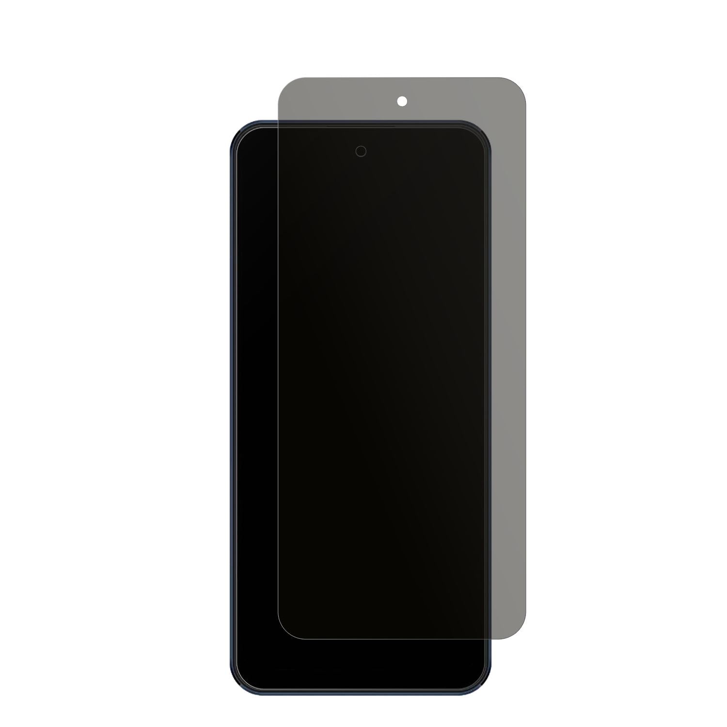 AcerAcerone Liquid S262F5 mit aufgebrachtem dipos Displayschutz, der seitliche Einblicke blockiert