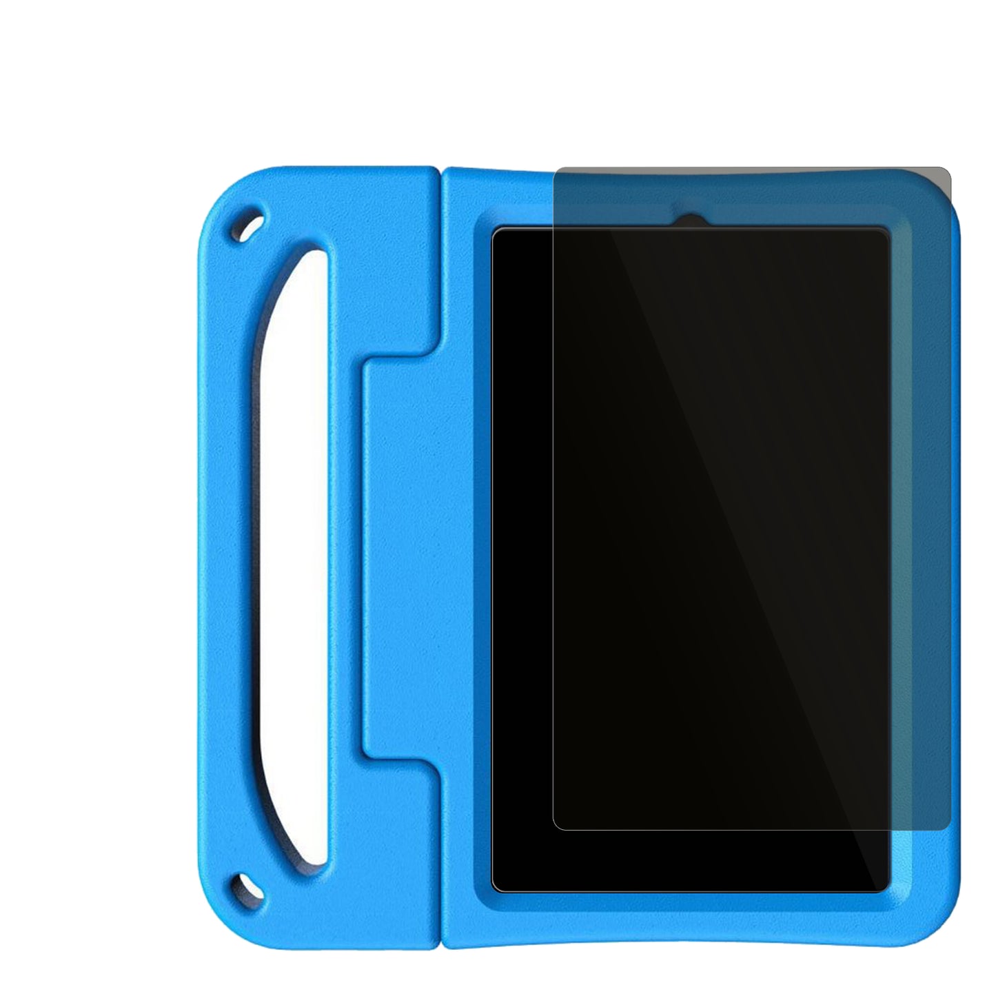 AlldocubeKizPad Pro mit aufgebrachtem dipos Displayschutz, der seitliche Einblicke blockiert