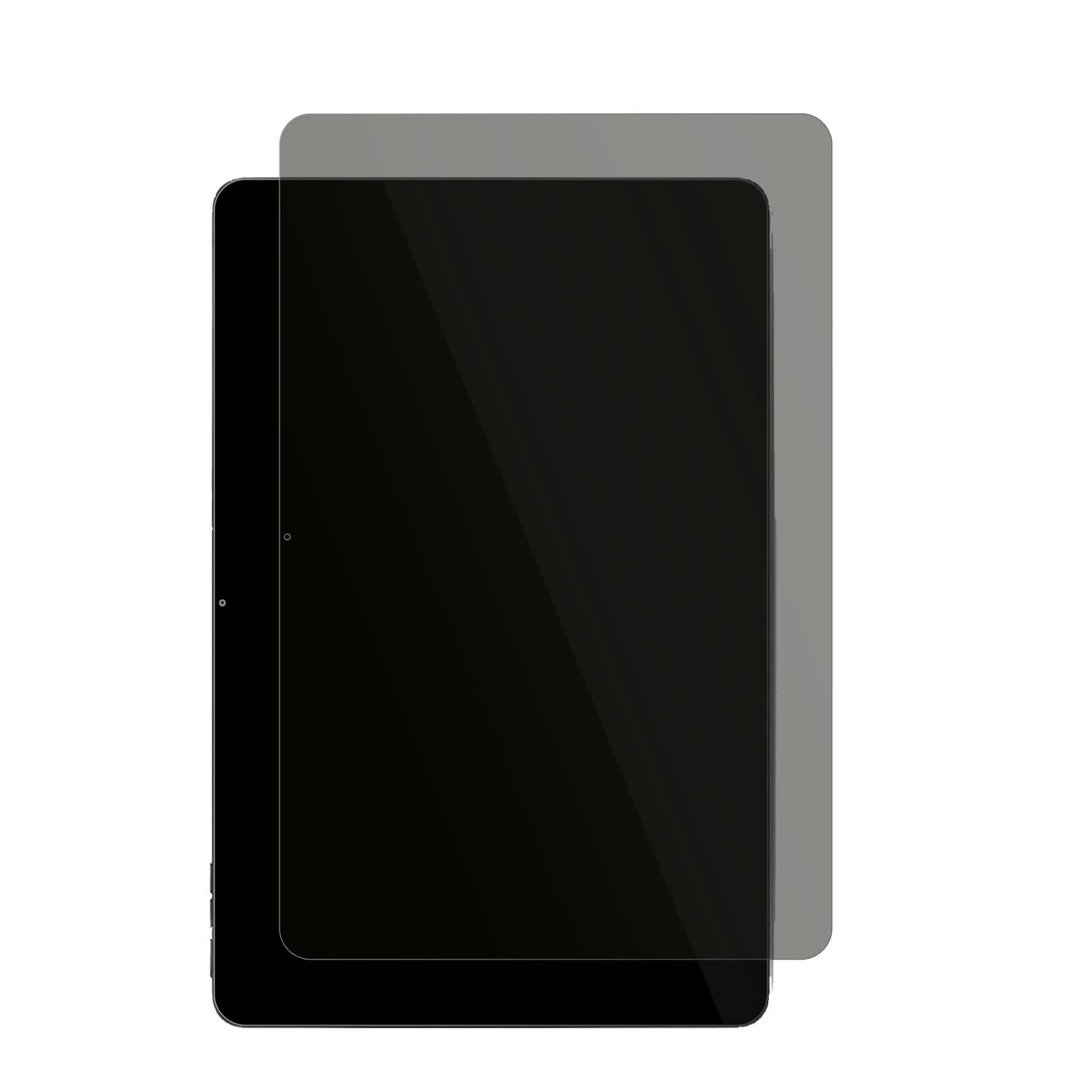 AlldocubeUltra Pad 13 Zoll mit aufgebrachtem dipos Displayschutz, der seitliche Einblicke blockiert