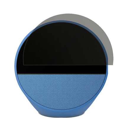 AmazonEcho Spot 2024 mit aufgebrachtem dipos Displayschutz, der seitliche Einblicke blockiert