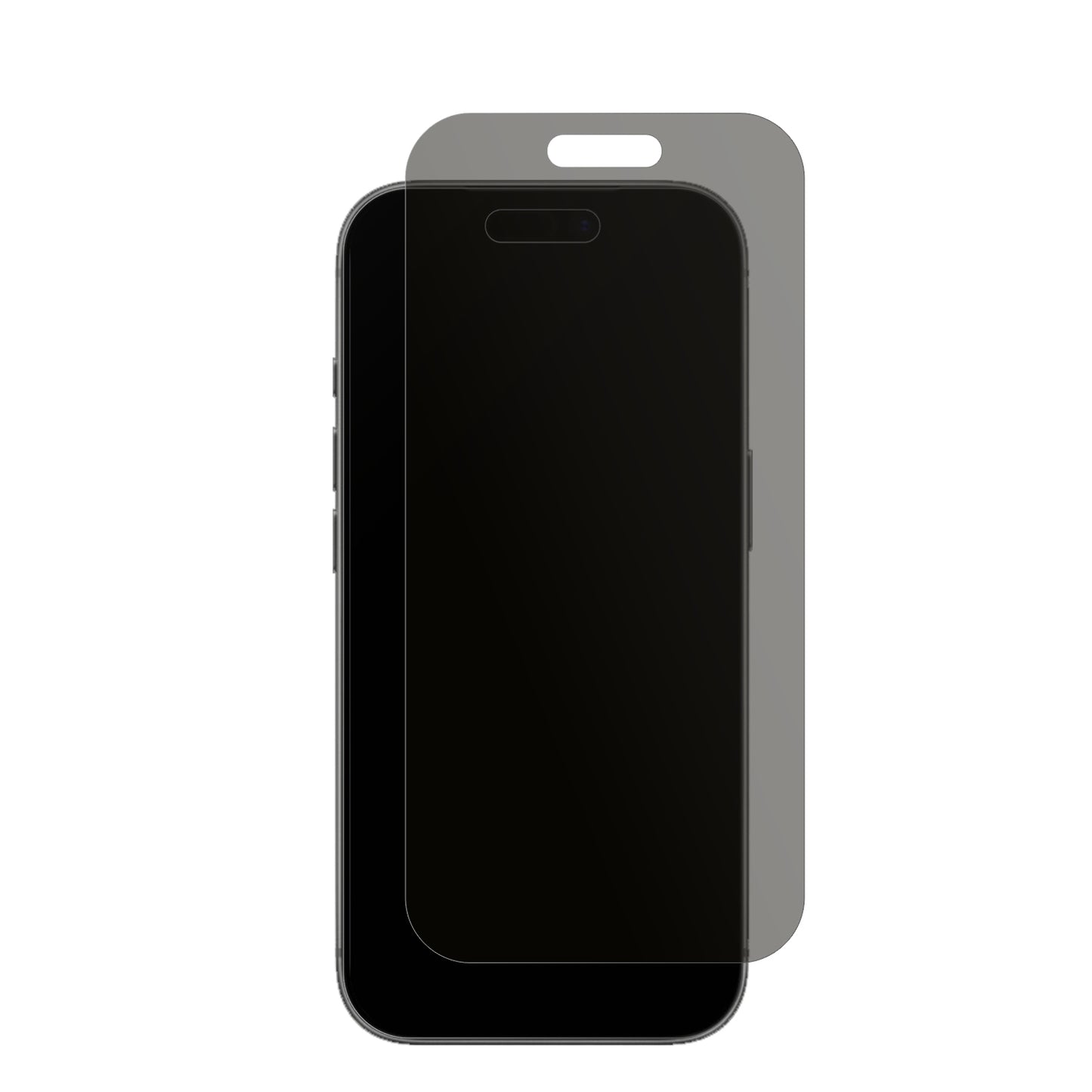 AppleiPhone 17 Pro Max mit aufgebrachtem dipos Displayschutz, der seitliche Einblicke blockiert