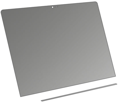 AppleMacBook Pro 15 Zoll (2019) Touchbar mit aufgebrachtem dipos Displayschutz, der seitliche Einblicke blockiert