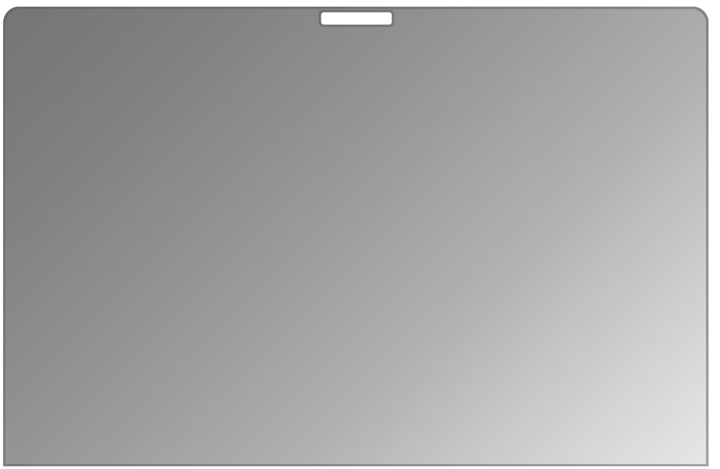 AppleMacBook Pro 16 Zoll (2021) mit aufgebrachtem dipos Displayschutz, der seitliche Einblicke blockiert
