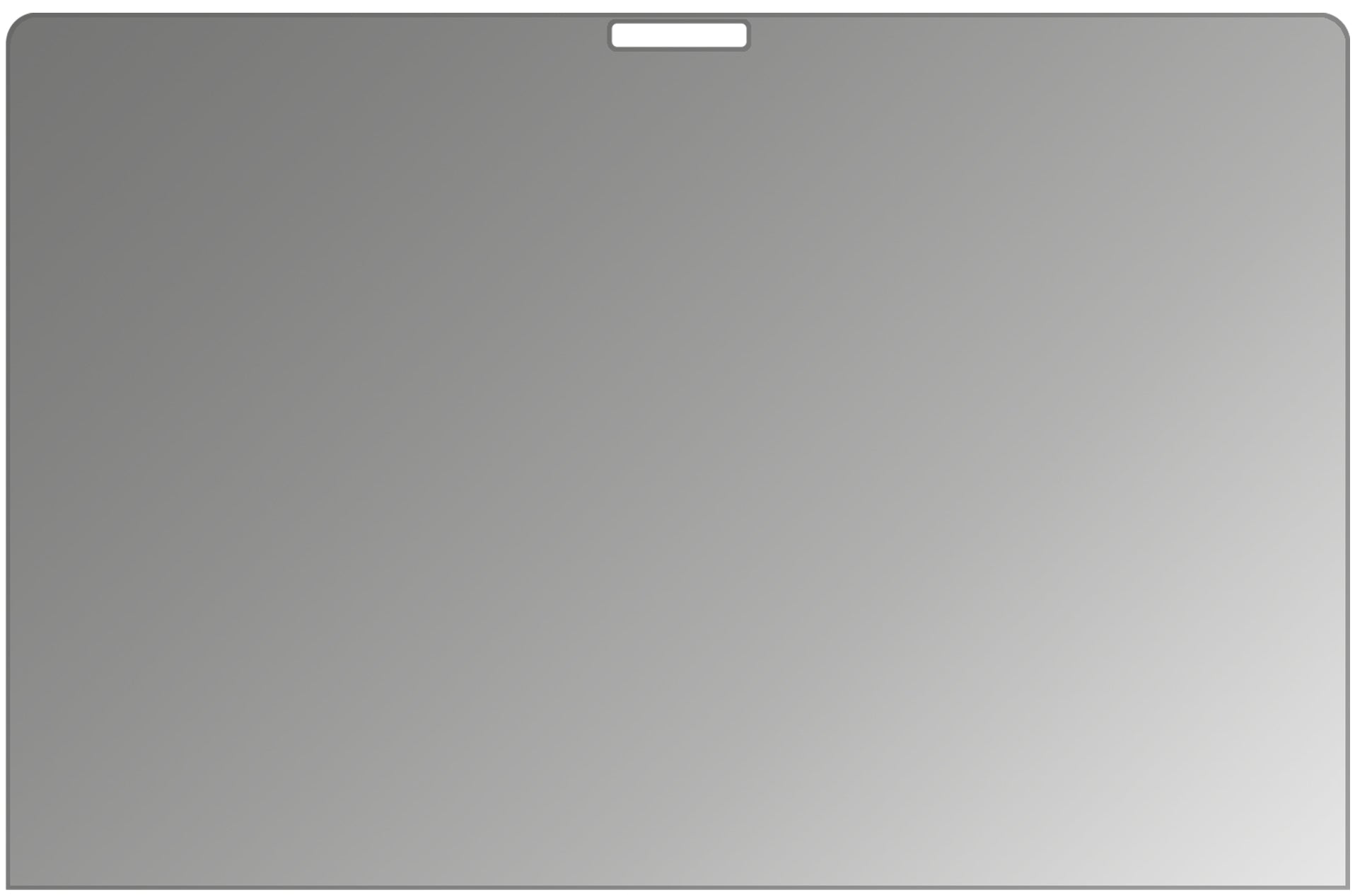 AppleMacBook Pro 16 Zoll (2021) mit aufgebrachtem dipos Displayschutz, der seitliche Einblicke blockiert