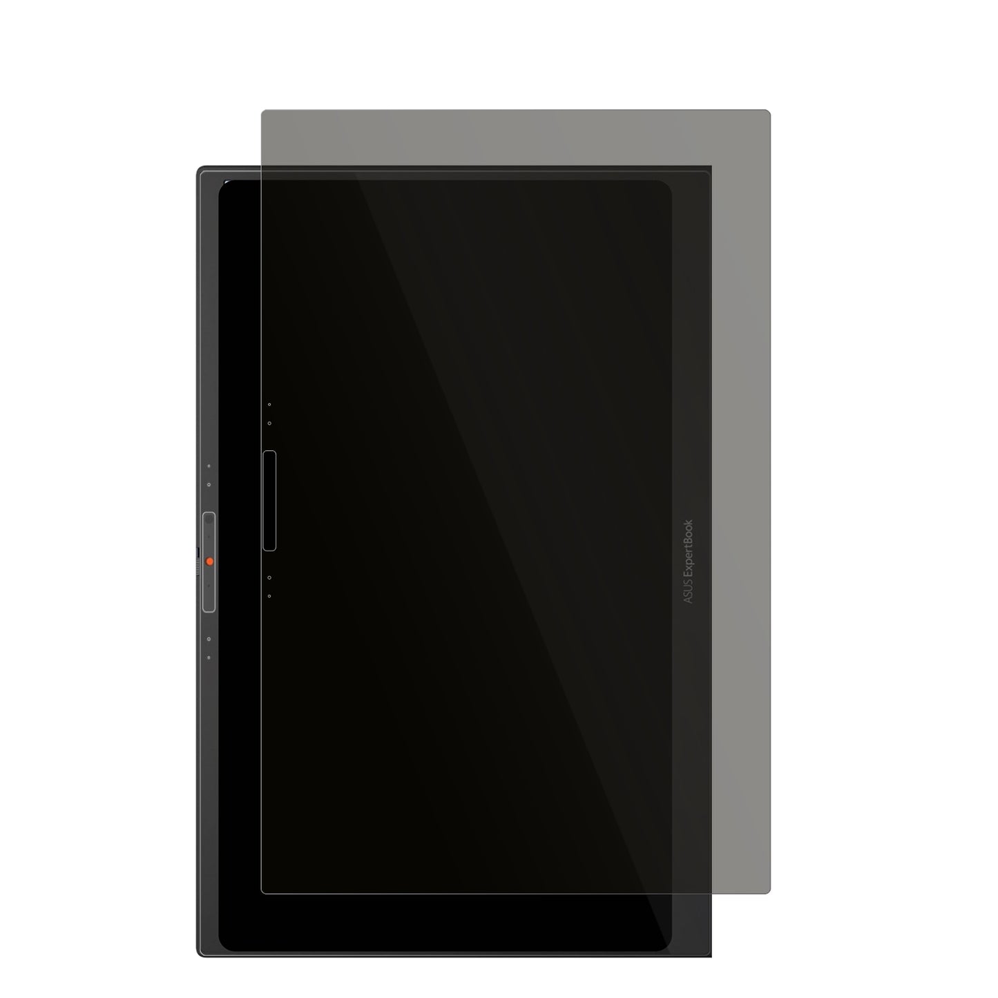 AsusExpertbook B5 Flip 13 B5302FEA mit aufgebrachtem dipos Displayschutz, der seitliche Einblicke blockiert