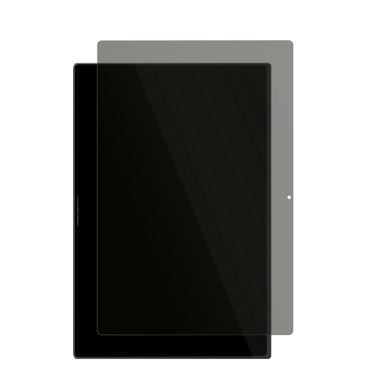 AsusZenbook 14 OLED mit aufgebrachtem dipos Displayschutz, der seitliche Einblicke blockiert