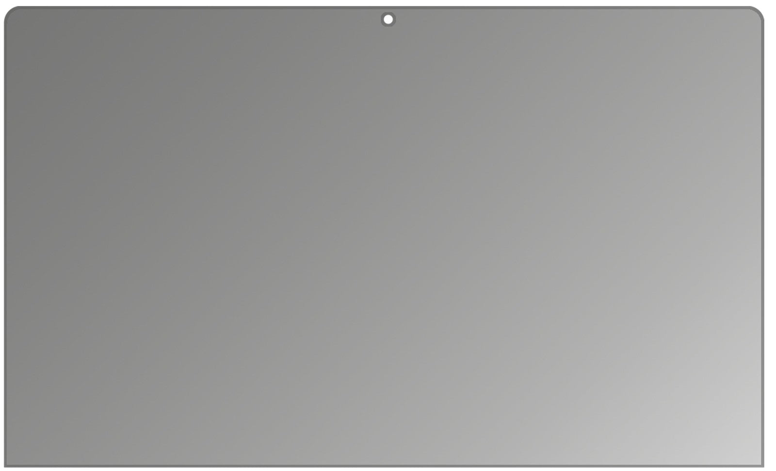 AsusZenbook 3 mit aufgebrachtem dipos Displayschutz, der seitliche Einblicke blockiert
