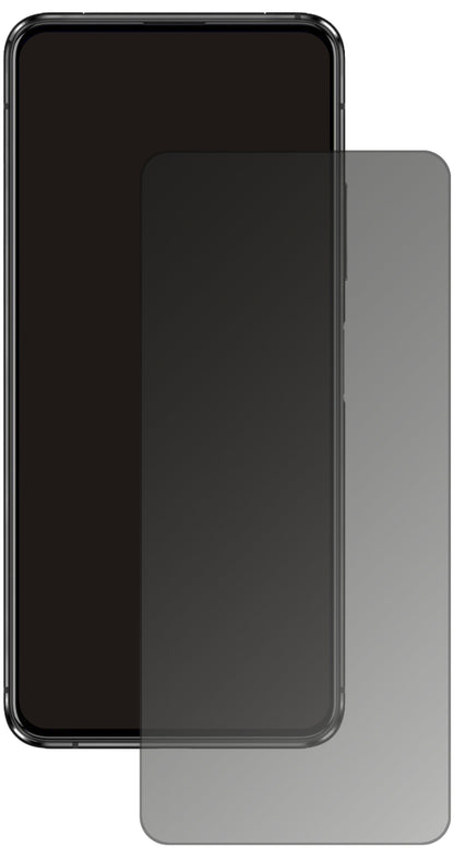 AsusZenfone 7 Pro mit aufgebrachtem dipos Displayschutz, der seitliche Einblicke blockiert
