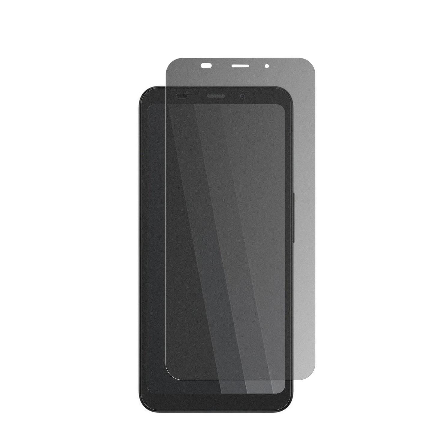 BigmeHibreak Dual2 mit aufgebrachtem dipos Displayschutz, der seitliche Einblicke blockiert