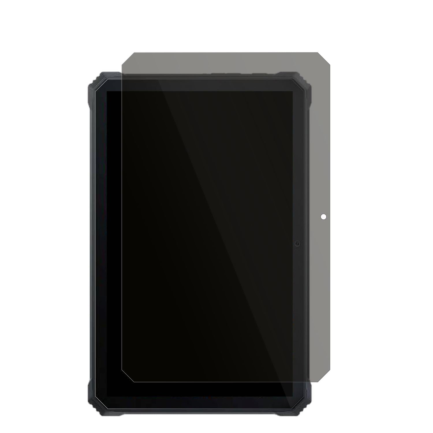 BlackviewActive 8 Pro Outdoor mit aufgebrachtem dipos Displayschutz, der seitliche Einblicke blockiert