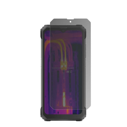 BlackviewBL8800 Pro mit aufgebrachtem dipos Displayschutz, der seitliche Einblicke blockiert