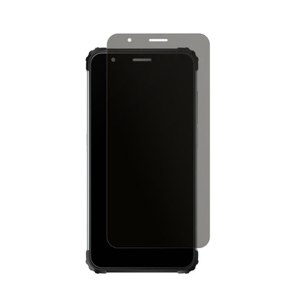 BlackviewBV6600E mit aufgebrachtem dipos Displayschutz, der seitliche Einblicke blockiert