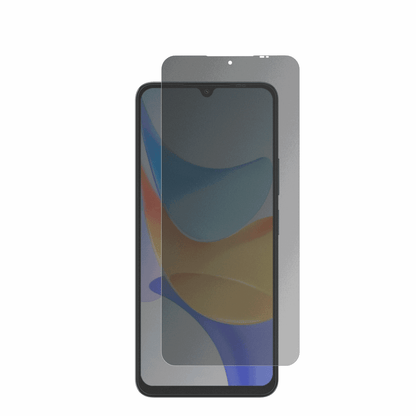 BlackviewShark 6 Kamera-Linse mit aufgebrachtem dipos Displayschutz, der seitliche Einblicke blockiert