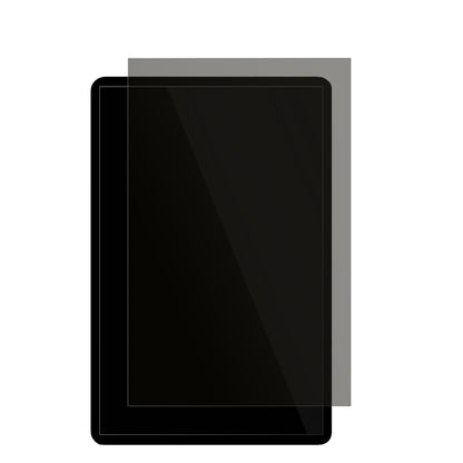 BlackviewTab 90 mit aufgebrachtem dipos Displayschutz, der seitliche Einblicke blockiert