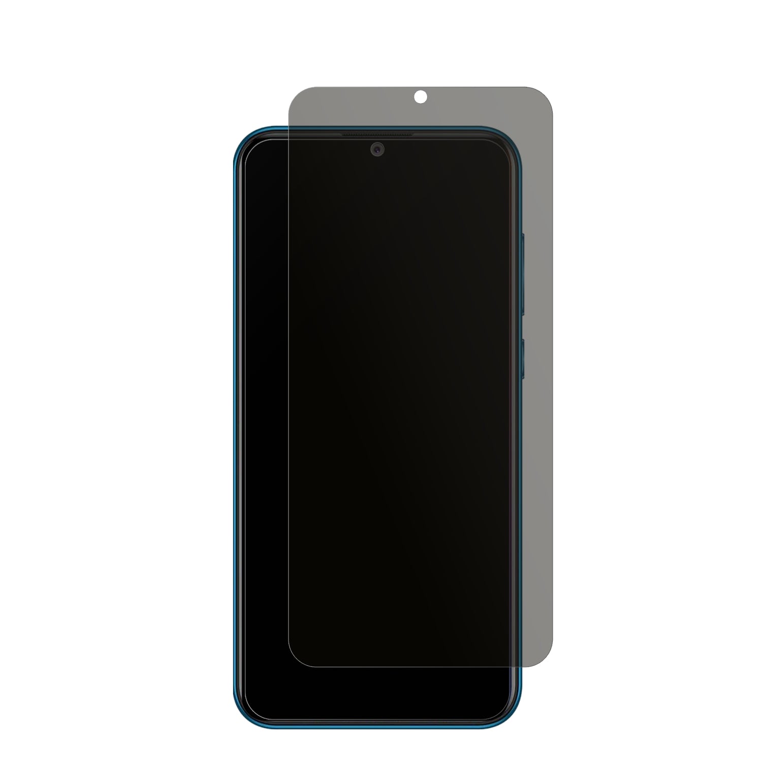 CoolpadCool 5 mit aufgebrachtem dipos Displayschutz, der seitliche Einblicke blockiert