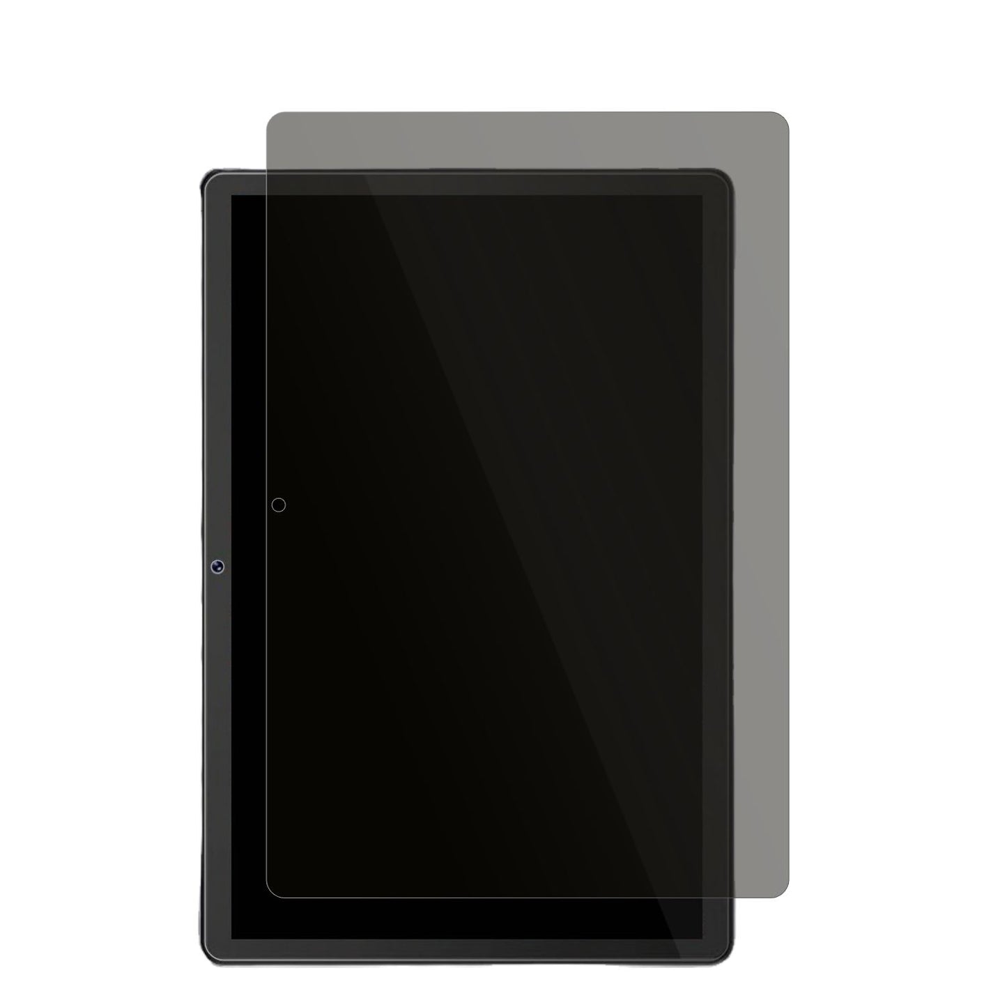 CubotTab A65 10.1 Zoll mit aufgebrachtem dipos Displayschutz, der seitliche Einblicke blockiert