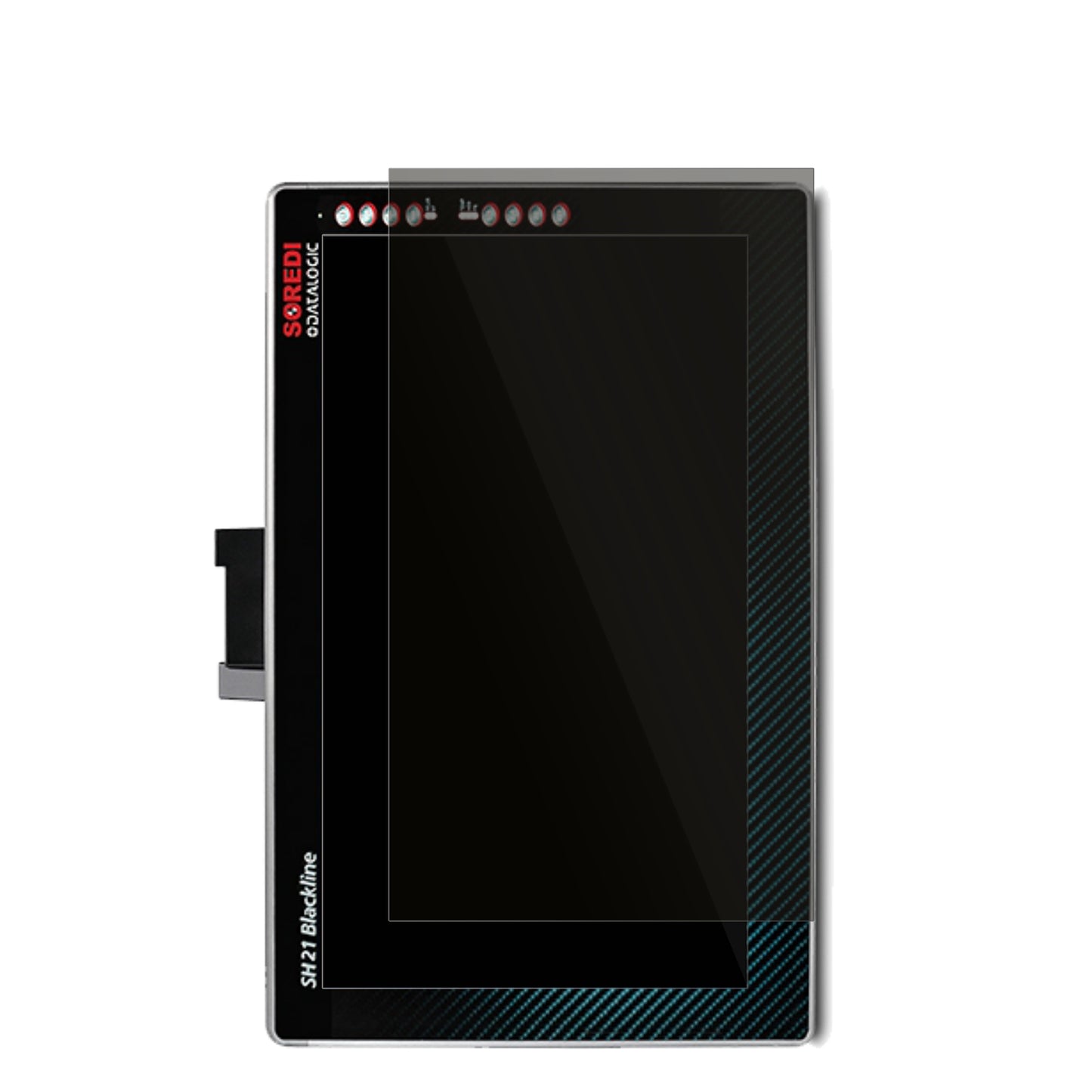 DatalogicSH15 Blackline mit aufgebrachtem dipos Displayschutz, der seitliche Einblicke blockiert