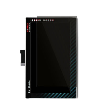 DatalogicSH15 Blackline mit aufgebrachtem dipos Displayschutz, der seitliche Einblicke blockiert
