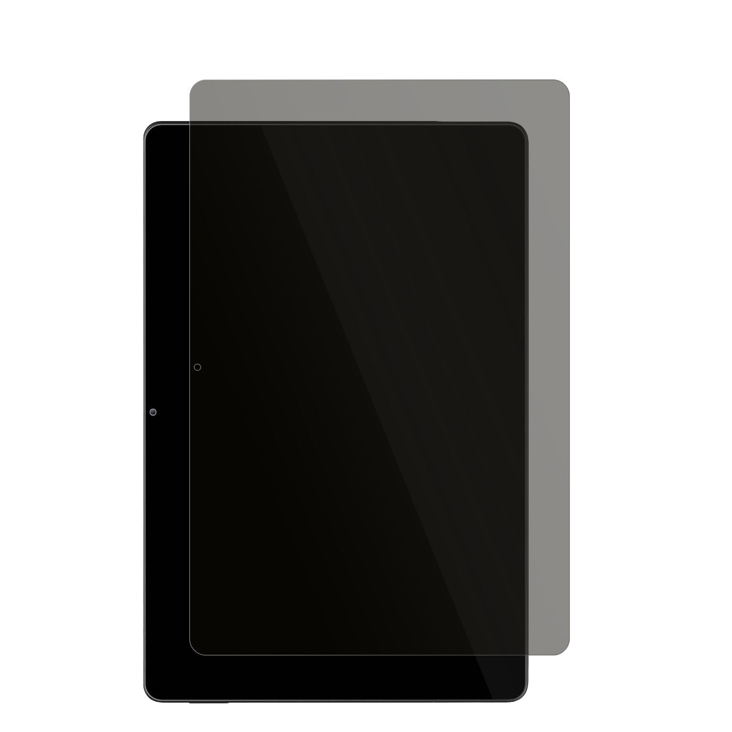 FeclydetTablet 11 Zoll mit aufgebrachtem dipos Displayschutz, der seitliche Einblicke blockiert